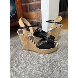 Guess Wedge Espadrilles Size 8